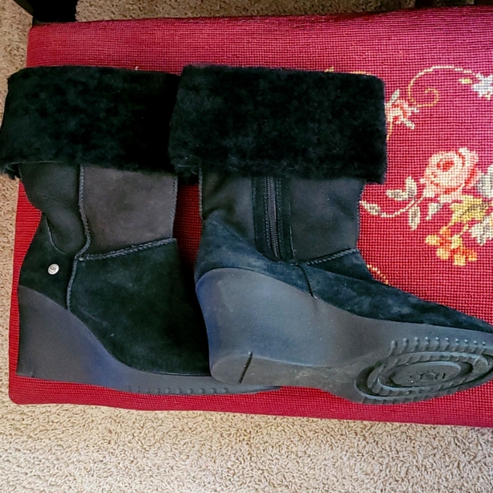 Ugg heeled boots